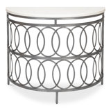 Olympia 41'' Marble Top Console Table