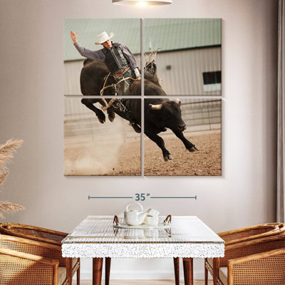 Cowboy Bull Rodeo