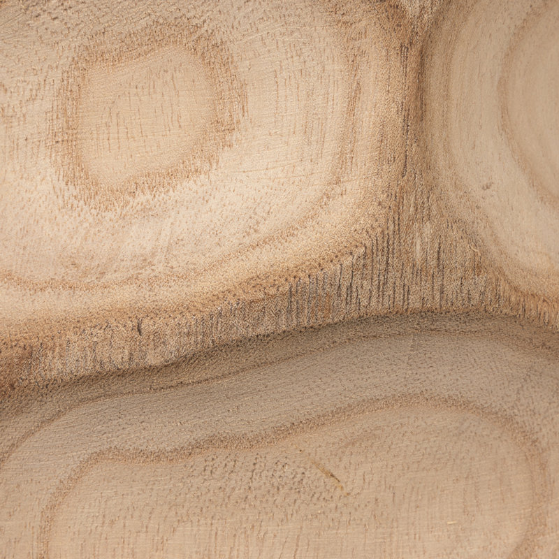 Vase décoratif en bois de paulownia