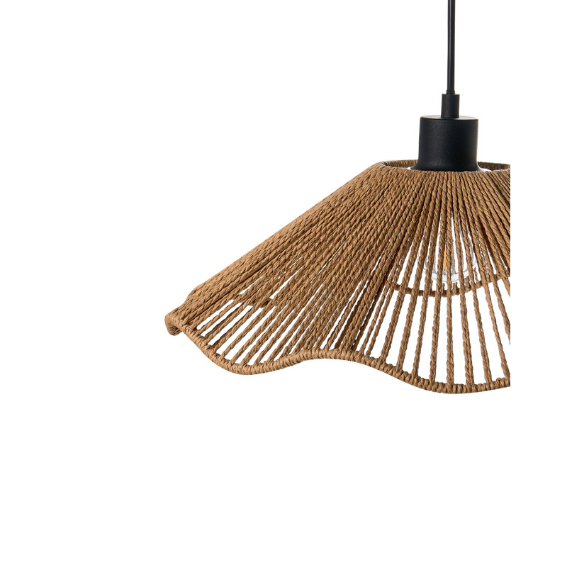 Annell 1 - Light Satin Black Cone Pendant
