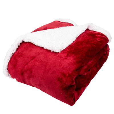 Yanique Reversible Sherpa Fleece Blanket