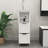 Freestanding Wood Storage Organizer Cabinet