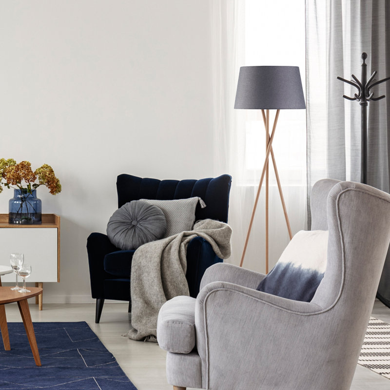 Lampe trépied 61 "Orchard Hill, Anthracite