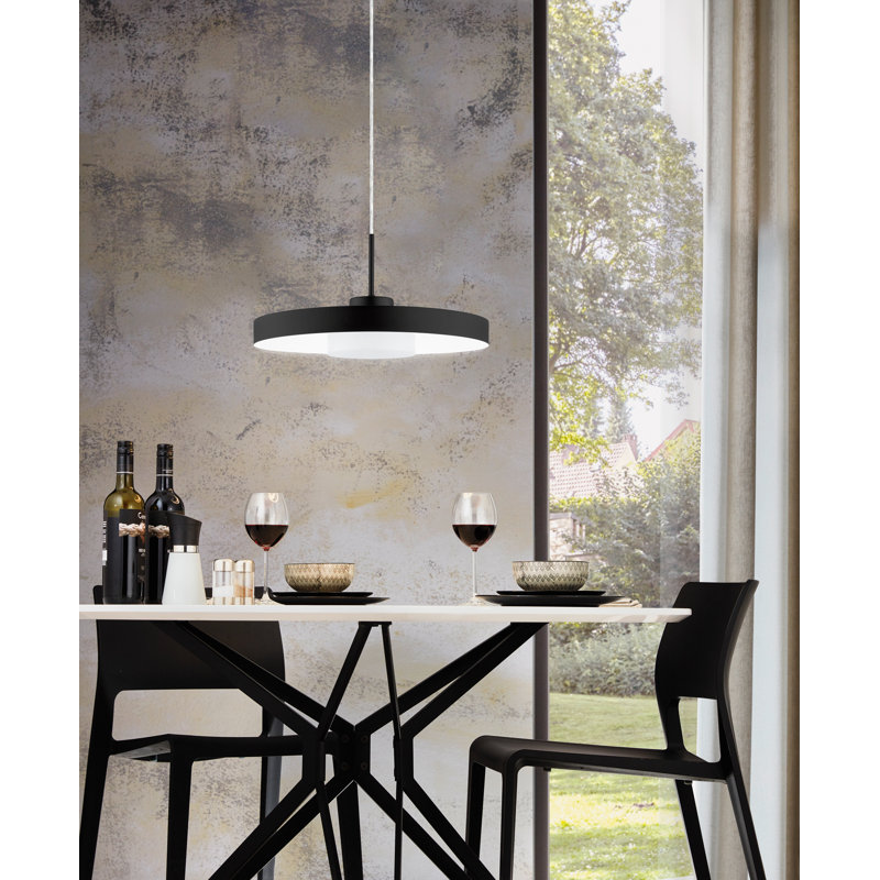 Luminaire suspendu cylindrique à 1 lumière DEL