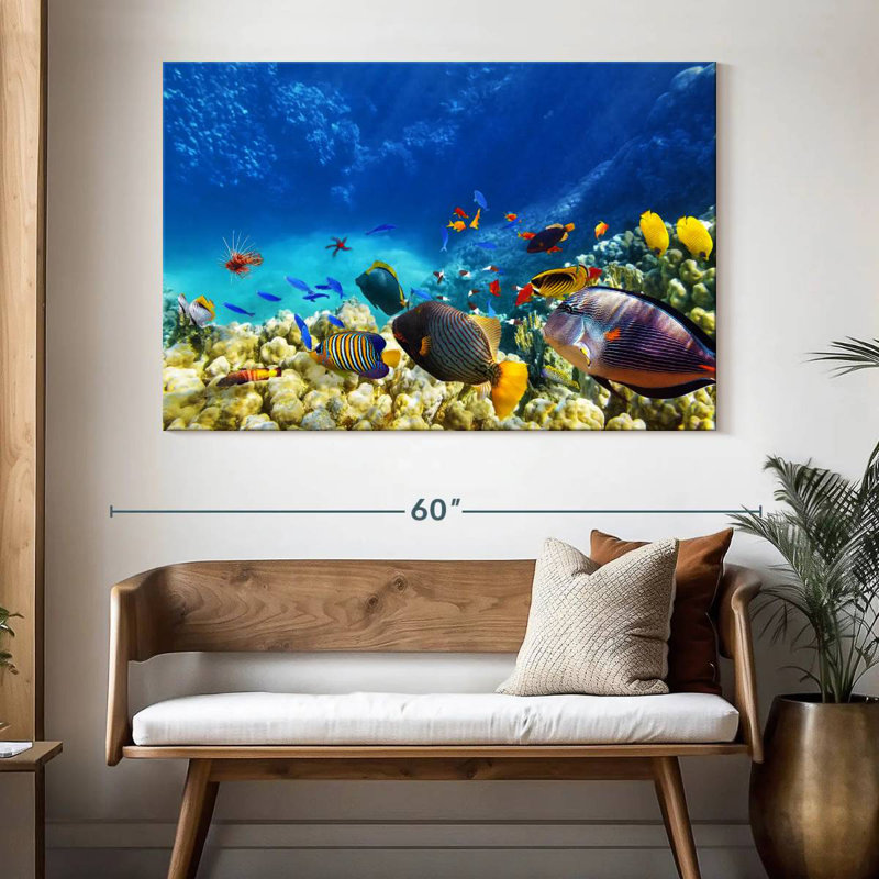 Brampt Marine Life, 34" H x 51" W