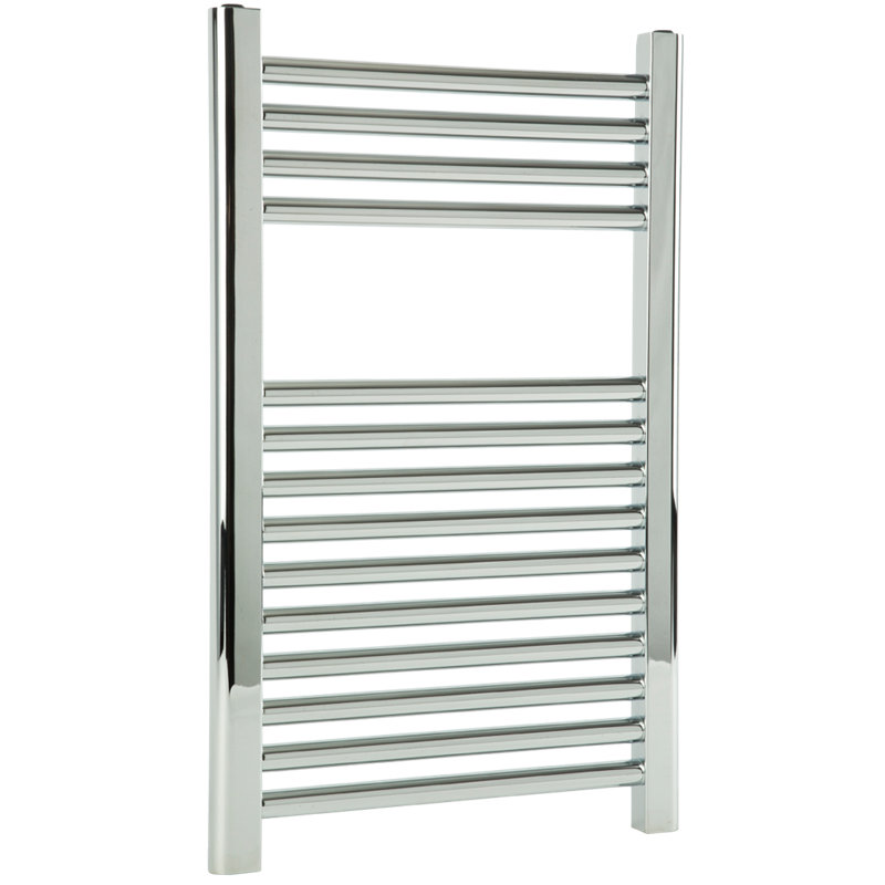 Denby Wall Mount Electric Towel Warmer, 27" H x 18.3125" W x 5.19" D, Chrome