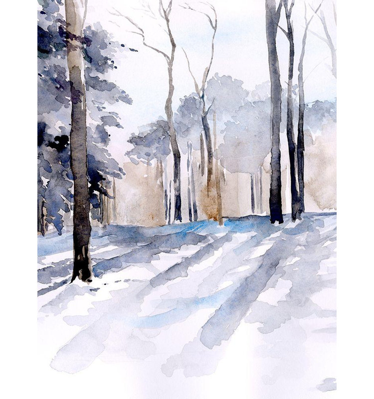 Art sur toile tendu avec galerie Lark Manor ™ Parker, Jennifer Paxton, Winter Light I, H 47 po x l 36 po