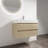 Wall-Mounted Bathroom Vanity With Resin Sink