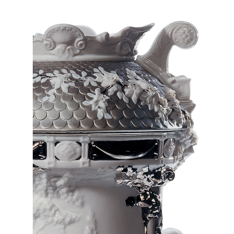 Vase de table en porcelaine 20,87 "Re-Deco, Argent