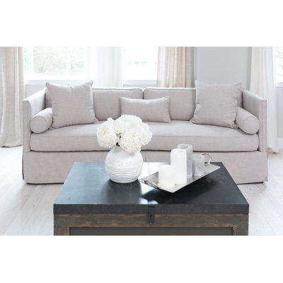 Pavan Linen Square Arm Sofa