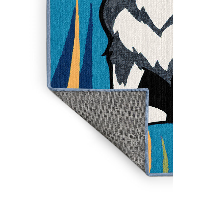  Tapis lavable Koolie Dogs, Tapis de couloir 2 pi x 4 pi