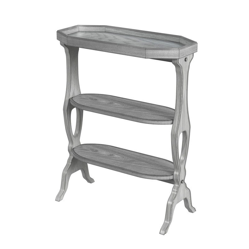 Fieldston End Table with Storage, Gray