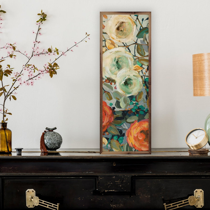 Floral Warmth II par Carol Robinson, H 12 po x l 4 po