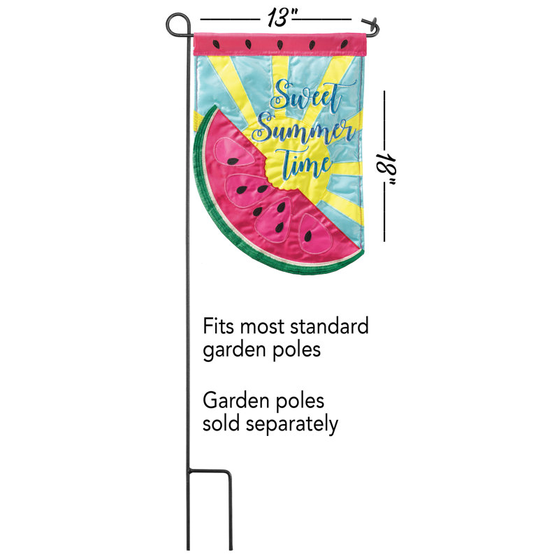 Drapeau de jardin en nylon 18 x 13 po Ejgil