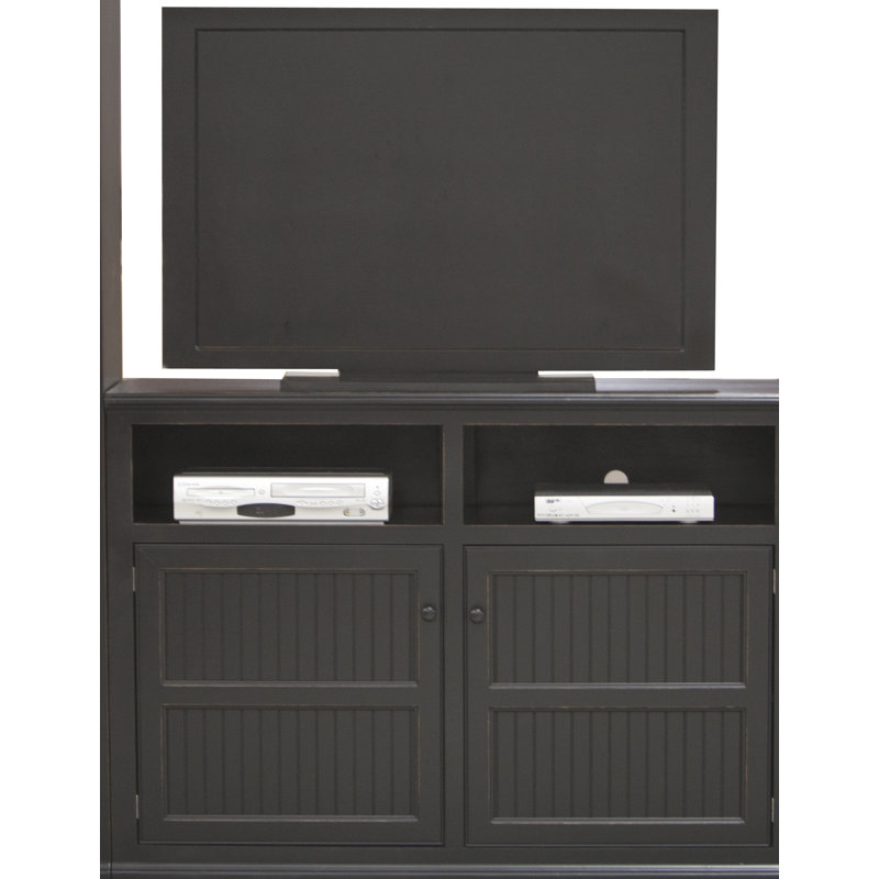 Didier Unfinished TV Stand for TVs up to 60", Havana Gold, Wood