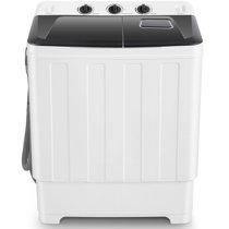 Himimi 4 Cubic Feet cu. ft. Portable Washer & Dryer Combo in White/Blue