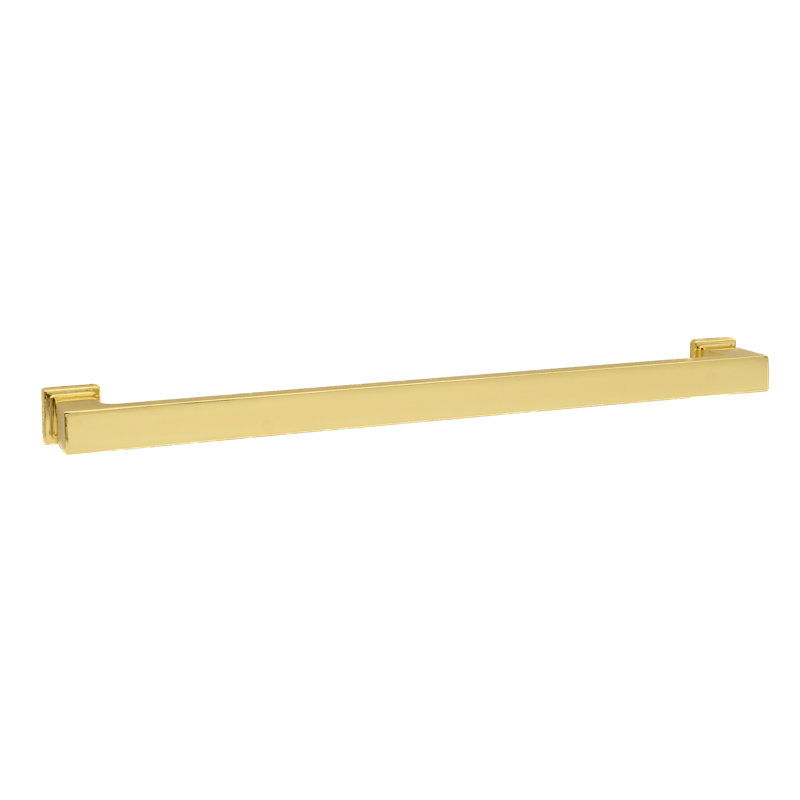  Poignée barre 8 po Chelsey, Or poli, 8"