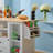 Mobile Kitchen Island Cart With Drop-Leaf Countertop, Storage Cabinet, Drawers, Spice & Towel Rack, Rolling Kitchen Trolley