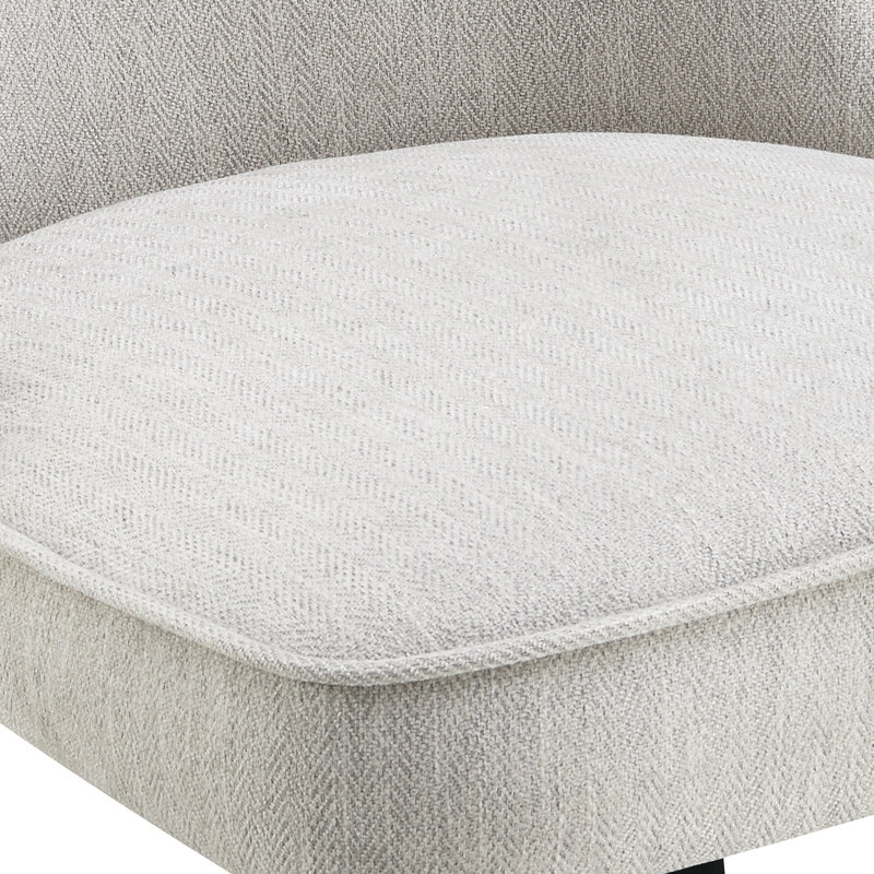 Chaise d'appoint Gunita, Crème