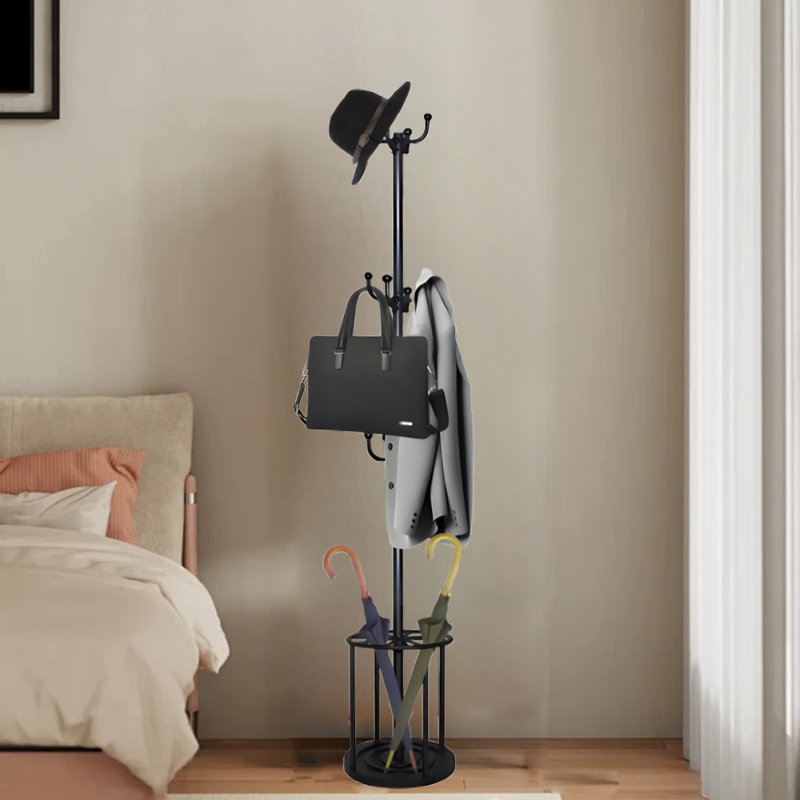 Portemanteau autoportant, portemanteau avec porte-parapluie