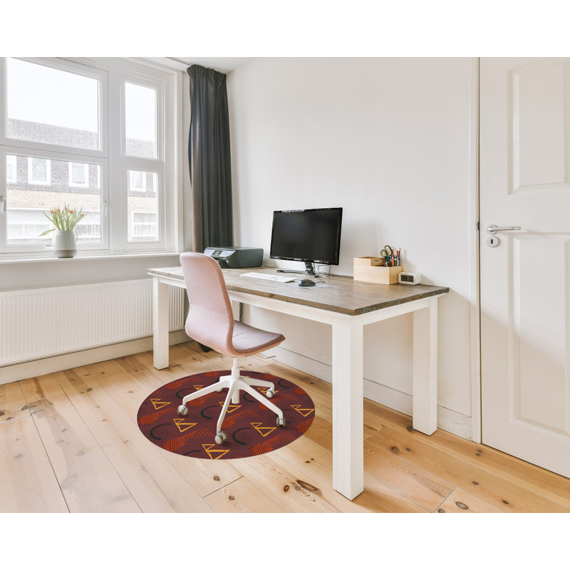 Efrat Hard Floor Straight Round Chair Mat