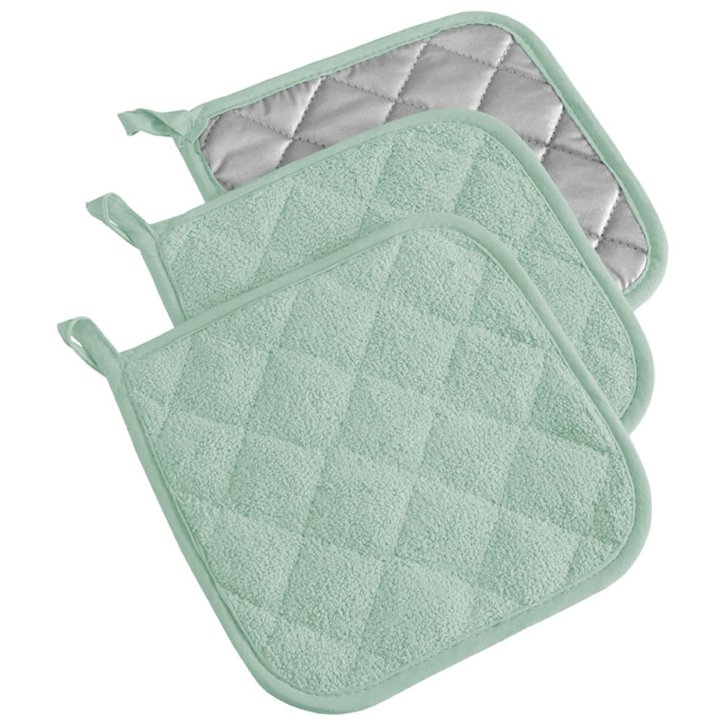 Ensemble de porte-casseroles 3 pièces Damontray, Menthe
