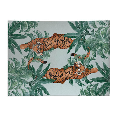 Tapis de cuisine léger antidérapant Rumble In the Jungle