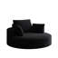 Fauteuil moelleux 55 po 55 po 55 po Chenille en velours côtelé 55 po