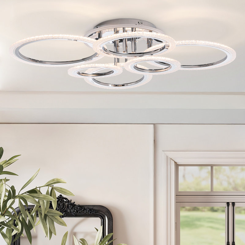 Aluminium LED Semi Flush Mount
