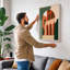 Terracotta Tower Modern - Wrapped Canvas-822650937-822650944
