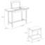 Commode simple en noyer noir