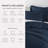 8-Piece Bedding Bundle - Solid Duvet Cover, Comforter Insert, and Patterned Sheet Set-99311843-99311850
