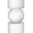 D3.1X11" Palisade Medium Glass Candle Holder-125944255