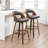 Artnagullian Swivel Vegan Leather Counter And Bar Stools-120950965-120950963