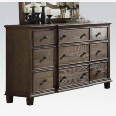 Commode à finition chêne vieilli Baudouin (Commode)