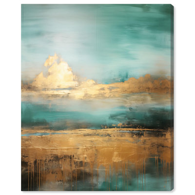 «Cloudscape in Gold II» par Art Remedy