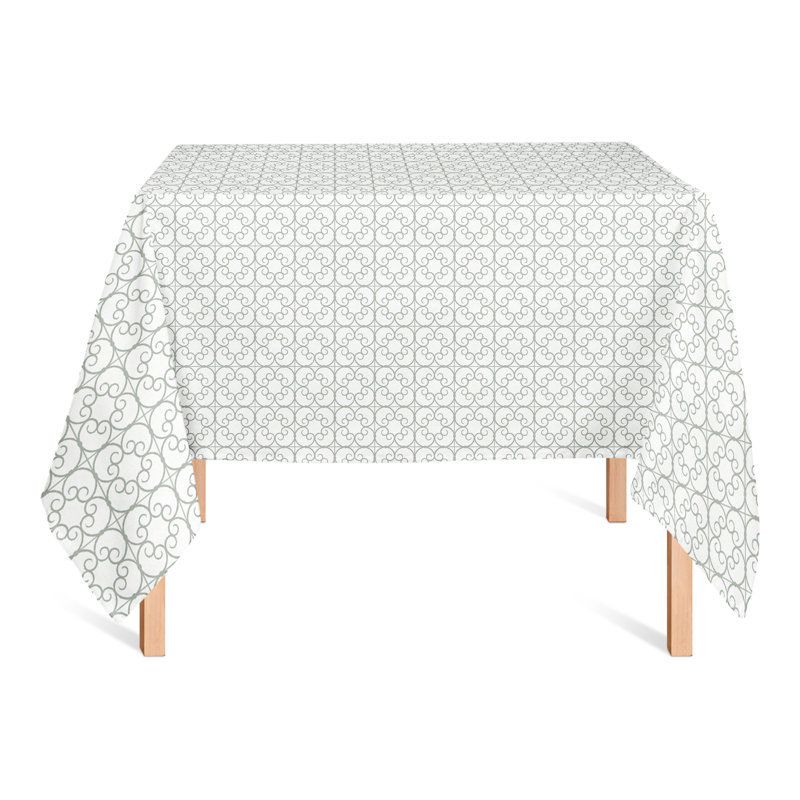 Nappe géométrique carrée, Gris