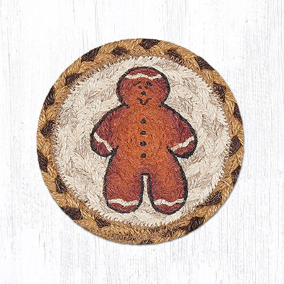  Protège-table rond Gingerbread Man