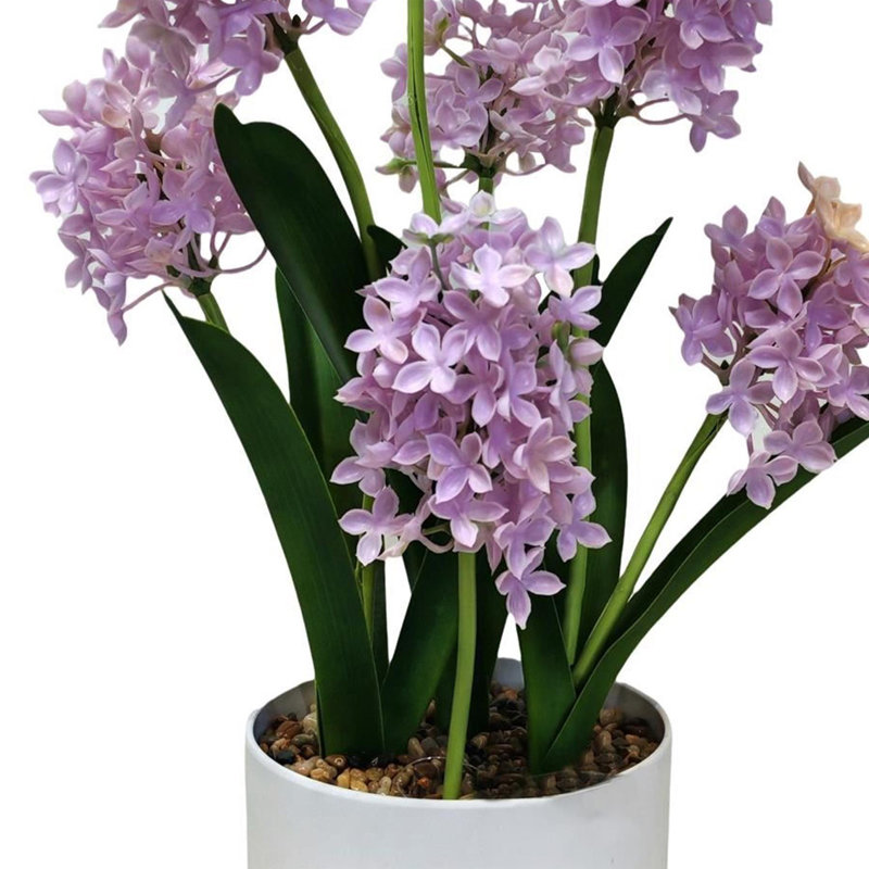 Artificial Potted Foliage Plants 55cm Faux Hydrangea Plant in Pot Liner