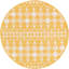 Tapis intérieur / extérieur jaune Artressia-1969146509