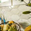 Calacatta 4x8 Beveled Hexagon Polished Marble Tile