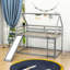 Lit superposé simple en bois avec glissière et échelle Romel-76855325