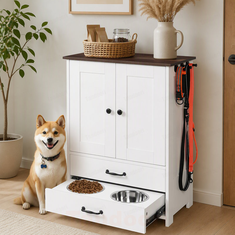 Particle Board / Chipboard Food Storage Container With Lid