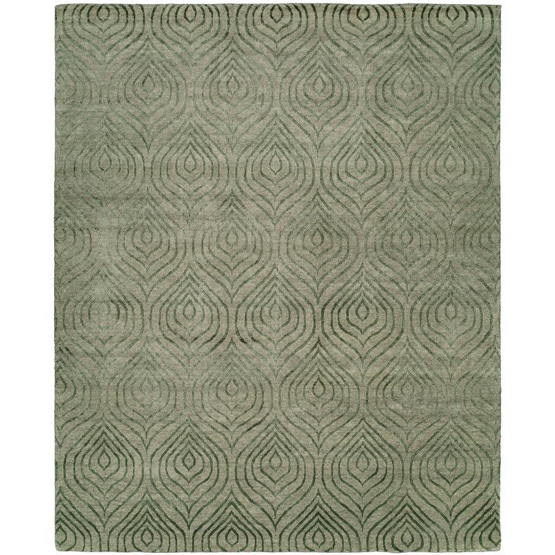 Montpelier Geometric Area Rug in Gray, Rectangle 4' x 6'