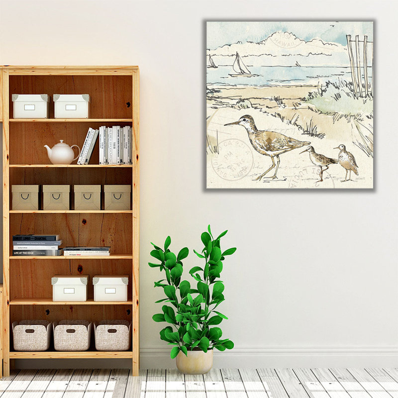 «Coastal Breeze», reproduction d'art sur toile, H 16 po x l 16 po