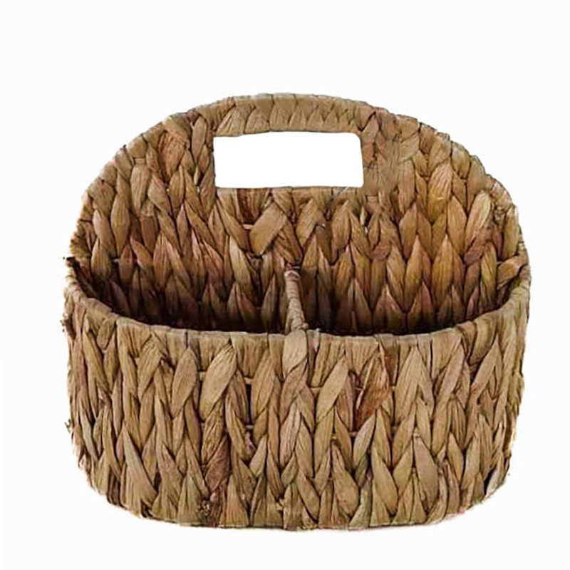 Panier tissé avec 4 compartiments