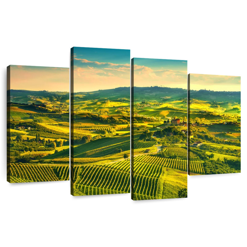 Alvord Sunlit Langhe Vineyards, 54'' H x 84'' W