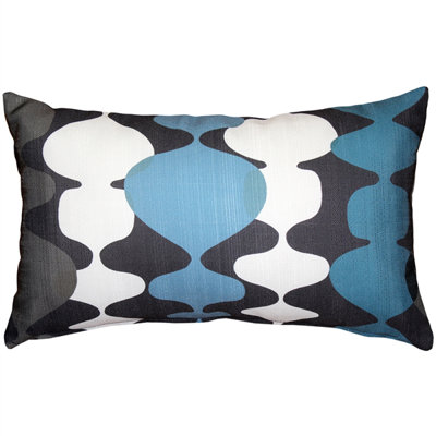 Lava Lamp Abstract Throw Pillow