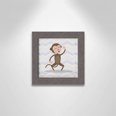 Adhésif décoratif «Pink Monkey Time»