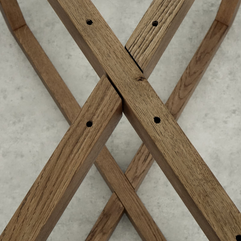 Kanosh Oak Solid Wood Dining Table, 75cm H x 140cm L x 90cm W, Brown Oil